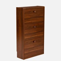 durian Fernando Shoe Cabinet In Brown Finish image 3