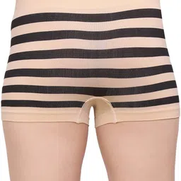 plumbury Pack of 3 Women Boy Short Black, White, Beige Panty image 2