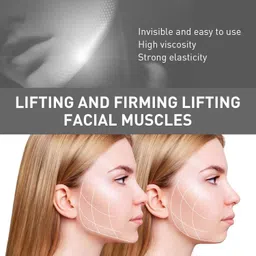 whipbird 40 Patch Invisible Mask Tape Soft Elastic Face Adhesive Tape Lifting PatchFace Shaping Mask image 5