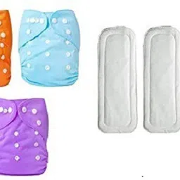 pooluv Adjustable Reusable Cloth Diaper With White Changing Insert For Babies/NewBorn-picture-30