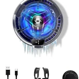 PAPLAJ ENTERPRISES NEW_SL10 Magnetic Mobile Cooler|Metal Adhesive Plate|Universal Clip| 1 Fan Ergonomic Cooling Pad with Adjustable Height-picture-22