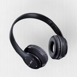 aizina Smart Portable Headphones with Mic & SD Card Slot, Long Runtime_B3 Bluetooth & Wired Headset image 1