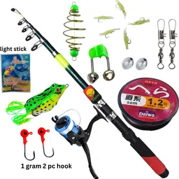 Fishing Rod and reel set full set combo with frog set SPRED waine Multicolor, Red Fishing Rod-picture-16