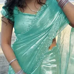 prisha Self Design Bollywood Jimmy choo Saree image 2