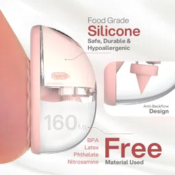 roboson Electric Wearable Breast Pump with 4 Modes & 12 levels with Rechargeable Battery - Electric image 3