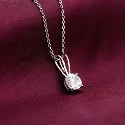 giva 925 Silver Anushka Silver Zircon Pendant |Lifetime Plating|6 Month Warranty Rhodium Zircon Silver Pendant-picture-21