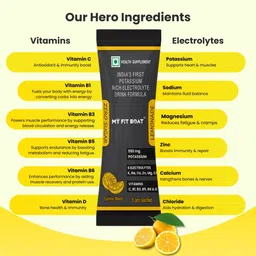 my fit boat India First Potassium Rich Electrolyte Drink, Zero Sugar Energy Drink image 2