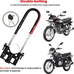 weyride Bike Front Shocker Wheel Lock Wheel Lock Safety Wheel Lock for Motorcycle Bicycle Bike Motorcycle Way_a7 Wheel Lock image 4