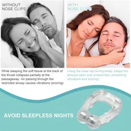 laxit Snoring Stopper Nose Clip Anti Snoring Device for Men Women Snore Nasal Relief Anti-snoring Device image 2