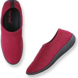 two soft Premium Memory Foam Comfortable Stylish LightWeight Bellies For Women image 5