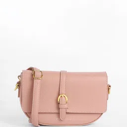 HAUTE SAUCE by Campus Sutra Leather Structured Handheld Bag with Tasselled image 2