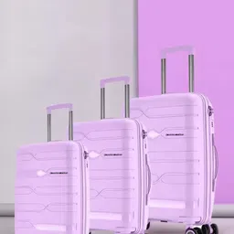 Nasher Miles Set Of 3 Paris Hard-Sided Medium Trolley Bag- 55cm ,65cm & 75cm image 1