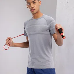HRX by Hrithik Roshan Men Self Design Rapid-Dry Running T-shirt-picture-16