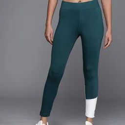 HRX by Hrithik Roshan Women Colourblocked Rapid-Dry Training Tights image 1