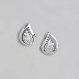 Anouk Sterling Silver Teardrop Shaped Studs Earrings-picture-29