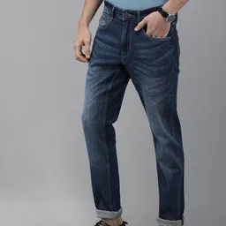 u.s. polo assn. denim co. U S Polo Assn Denim Co Men Blue Brandon Slim Tapered Fit Light Fade Stretchable Jeans image 5