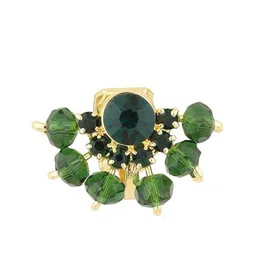 firstblush Ear Cuffs without Piercing Timeless and Classic Cuff Earrings for Women Ear Cuff Earrings (Green) image 2