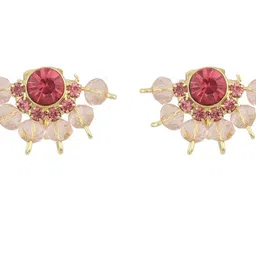 firstblush Ear Cuffs without Piercing Timeless and Classic Cuff Earrings for Women (Rose (Pink)) image 2