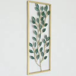 vedas Daksh Rectangular Leaf Wall Hanging image 3