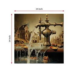 random Multicolor Landscape Abstract Wall Painting image 3