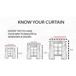 BELLA TRUE White & Blue Set of 2 Ethnic Motifs Room Darkening Window Curtain image 3