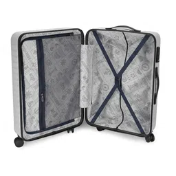 Assembly Green Set Of 2 Hard-sided Printed Cabin & Medium Trolley Bags 40 & 60 Liters image 3
