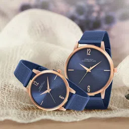 French Connection Unisex Dial & Stainless Steel Straps Analogue Couple Watch FCN00061C-picture-29