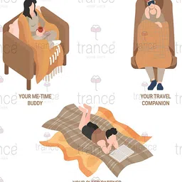 Trance home Linen Aurora Grey 210 GSM Pure Cotton Reversible Single Bed Size Dohar image 3