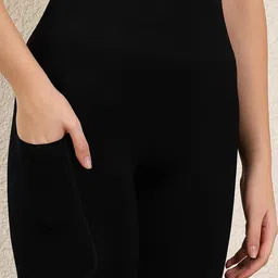 House Of Zelena Printed Ankle Length Jacquard Maternity Leggings image 2