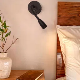 fos lighting Black Mild Steel Wall Scones Uplight 4.2 Kg image 4