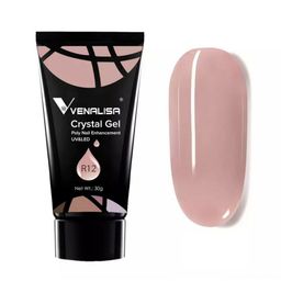 VENALISA UV & LED Crystal Gel Poly Nail Enhancement 30 g - R12-picture-38