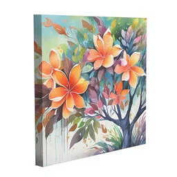 random Multicolor Landscape Abstract Wall Painting image 5