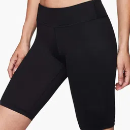flingr Solid Women Black Compression Shorts-picture-21