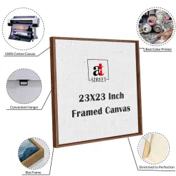 art street 23 Inches Tree Canvas Framed Wall Art Printed Pinting image 5