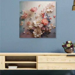 random Multicolor Landscape Abstract Wall Painting image 1