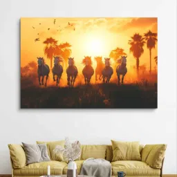 genie art 8 Running Horses Canvas Painting-picture-26