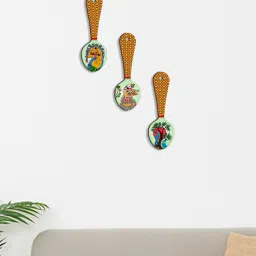 suveharts 3 Pcs Trees Wooden New Spoons Hanging image 2
