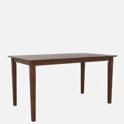 mintwud from pepperfry Houston Solid Wood 6 Seater Dining Set In Brown Finish image 4