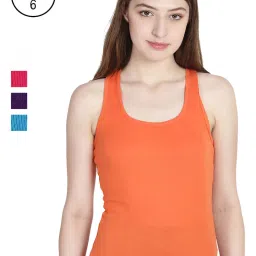 Leading Lady Pack Of 6 Cami Top - Multi-Color-picture-28