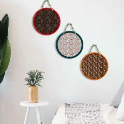 3 Pcs Geometric Wooden Circle Set Hanging-image-71