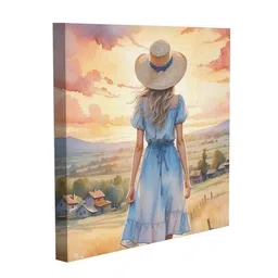 random Multicolor Landscape Abstract Wall Painting image 5