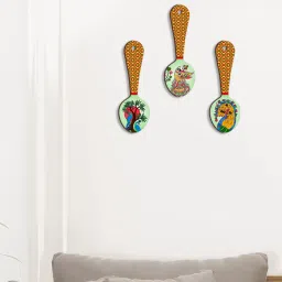 suveharts 3 Pcs Trees Wooden New Spoons Hanging image 1