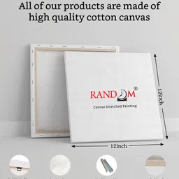 random Multicolor Landscape Abstract Wall Painting image 3