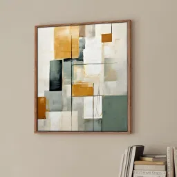 art street 23 Inches Abstract Canvas Framed Wall Art Printed Pinting image 2