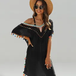 JC Collection Self Design Kaftan Cover Up Dress-image-55