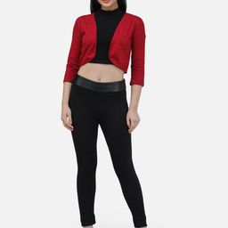 Cation Cotton Open Front Crop Shrug-picture-20