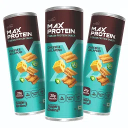 RiteBite Max Protein Cheese & Jalapeno Protein Chips, Pack of 3 - 120 g-picture-23
