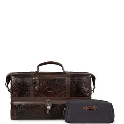Hidesign Textured Large Casual Duffel Bag-picture-32