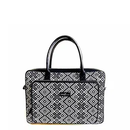 Wildflower Women Black & White Printed Laptop Bag-picture-35