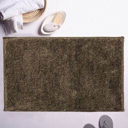 LUXEHOME INTERNATIONAL Brown Solid 2200 GSM Bath Rug-picture-21
